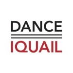 Dance Iquail Logo with black, gray and red colors