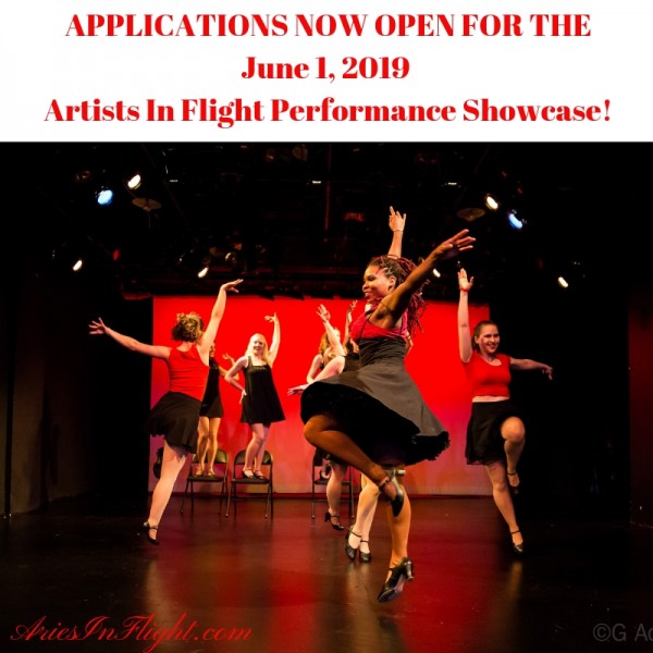 Apply now for the June 1st Artists In Flight Showcase!