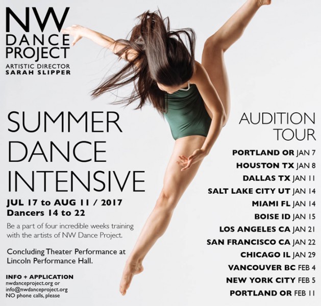 NW DANCE PROJECT - SUMMER DANCE INTENSIVE AUDITION