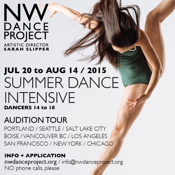 NORTHWEST DANCE PROJECT - SUMMER DANCE INTENSIVE AUDITION