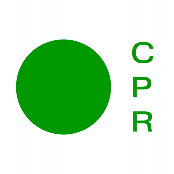 A green circle with the letters "C" "P" "R" stacked vertically to the right.