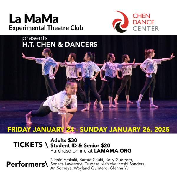 LAMAMA PRESENTS H.T. CHEN & DANCERS ON JAN 24-26