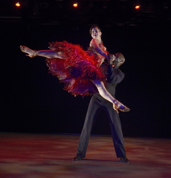 Two Latin dancers from the New York Jazz Choreography Project