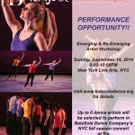 Performance Opportunity - BalaSole Dance Company