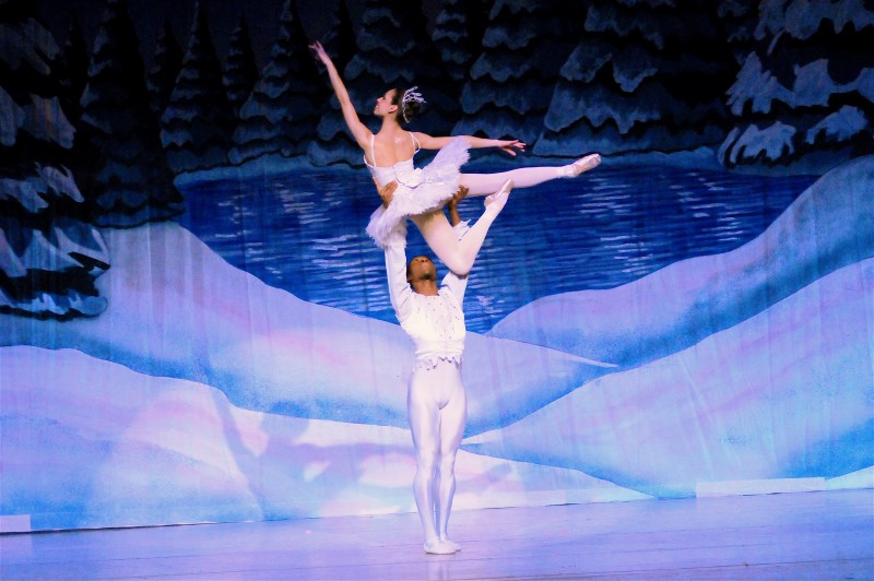 Snow Cavalier and Snow Queen, New York Dance Theatre's "Nutcracker"
