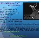 Humphrey-Weidman classes with Gail Corbin