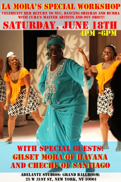 1-Day Special Afro Cuban Dance Workshop