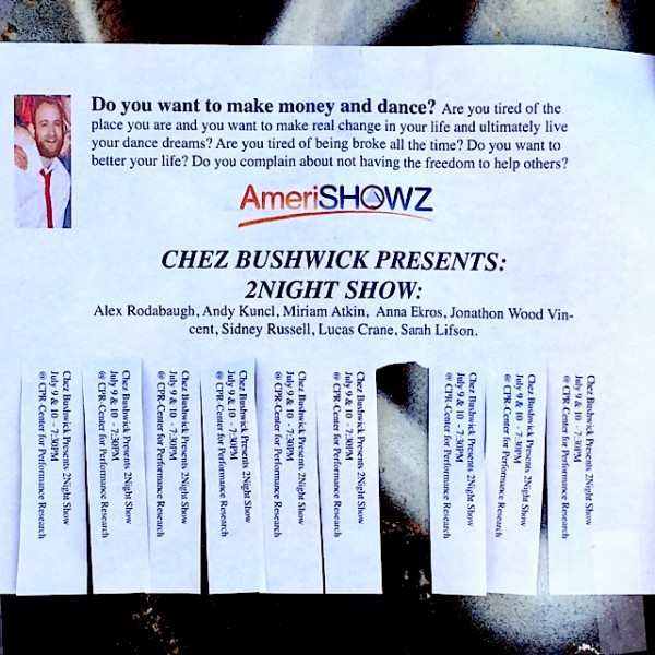 Chez Bushwick Presents: 2Night Show July