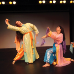 Two dancers dressed as Moorish princesses