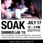 SOAK SUMMER LAB '15 FOR PROFESSIONAL DANCERS