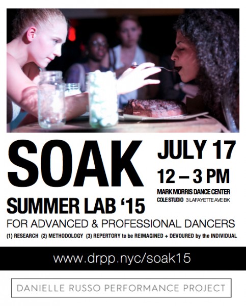 SOAK SUMMER LAB '15 FOR PROFESSIONAL DANCERS