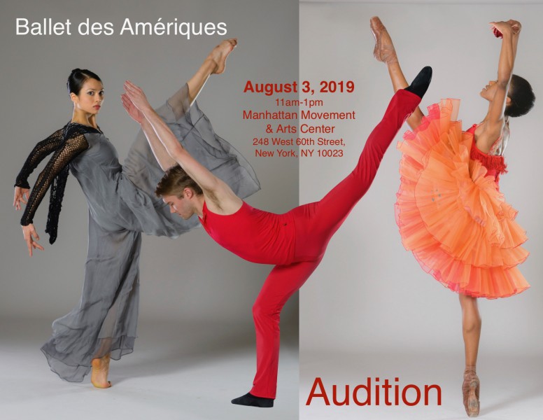 Ballet des Amériques Company Audition
