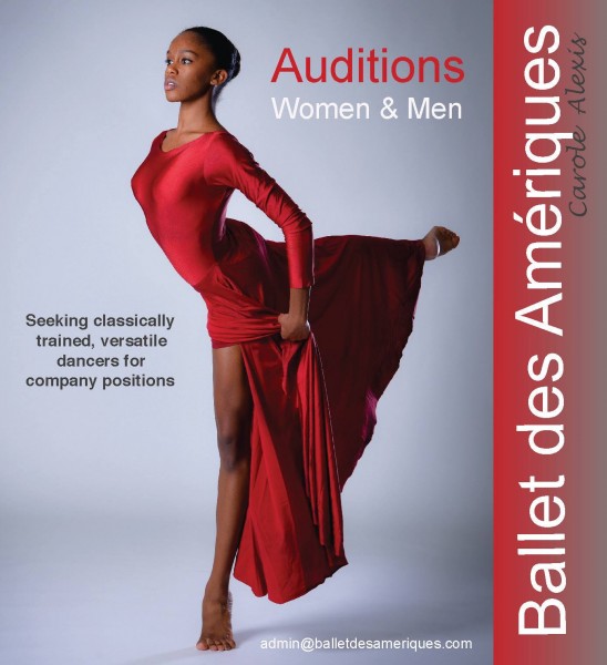 Company Audition in NYC for Classically Trained Dancers