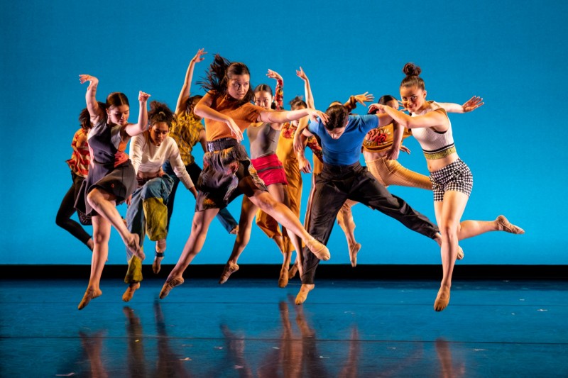 Students in Princeton’s Program in Dance perform a work by  Caili Quan in the 2022 Princeton Dance Festival