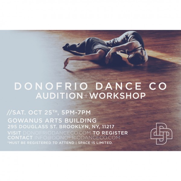 Donofrio Dance Co. Audition + Workshop