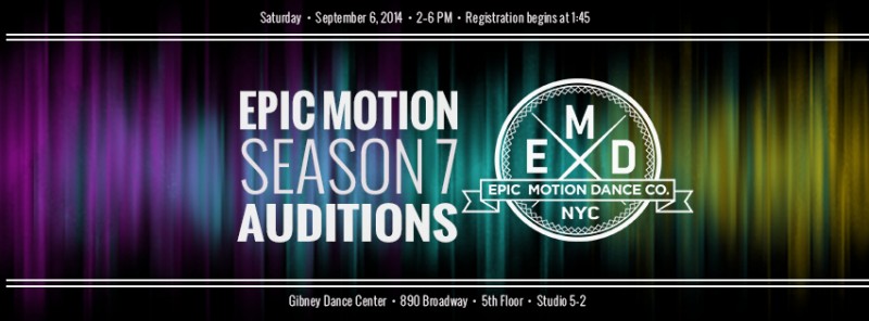 EPIC Motion Dance Company Season 7 Auditions