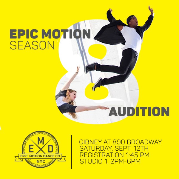 EPIC Motion Dance Company Season 8 Auditions
