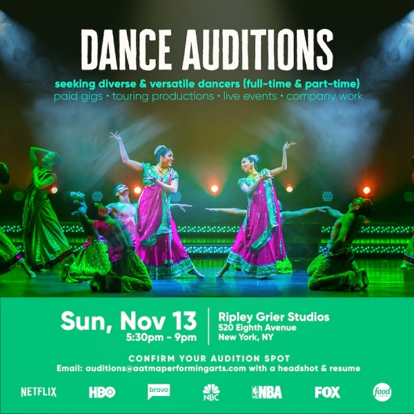 November 13 - NYC Auditions