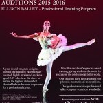 AUDITION - Ellison Ballet - Professional Training Program