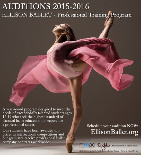 Ellison Ballet - Professional Training Program - AUDITION