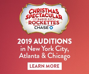 2019 Auditions in New York City, Atlanta & Chicago