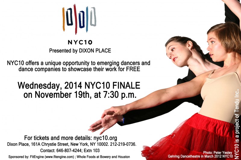 NYC10 Dance Initiative Performance - November 19, 2014