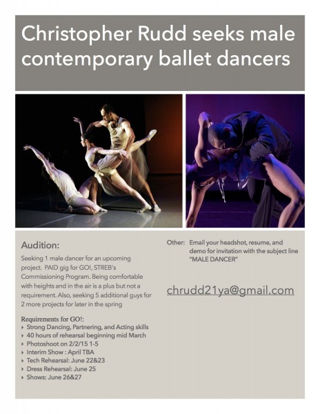 Male Contemporary Ballet Dancer(s) for paid gig