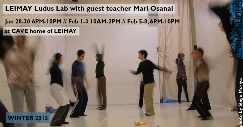 LEIMAY Ludus Lab with butoh dancer Mari Osanai