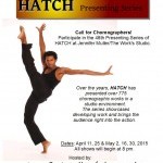 Call for Choreographers for HATCH presenting series!