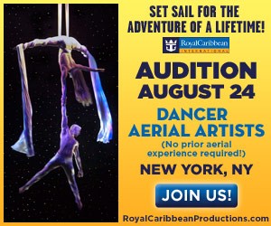 Royal Caribbean Audition - Dancer/Aerialist - August 24, 2014