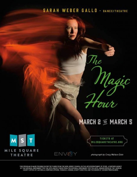 Sarah Weber Gallo in The Magic Hour, 3/2-5 @ Mile Square Theatre