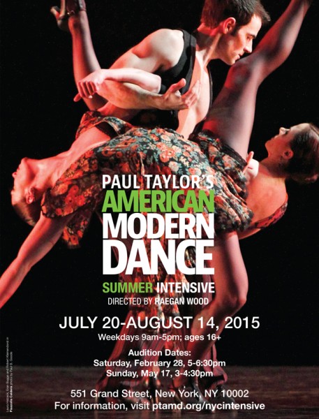 Paul Taylor Summer Intensive AUDITION- May 17!! 