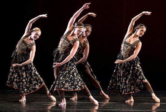 Paul Taylor's "Cascade" - Jamie Rae Walker, Laura Halzack, Michelle Fleet, Parisa Kobdeh 