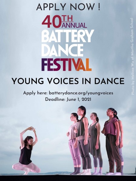 Battery Dance Festival | Young Voices in Dance Poster