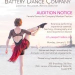 Female Dancer for Company Member Position