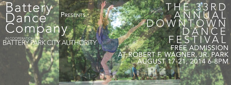 Urgent! Volunteers needed for Battery Dance Company's 33rd Annual Downtown Festival