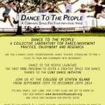 Dance To The People seeks participants