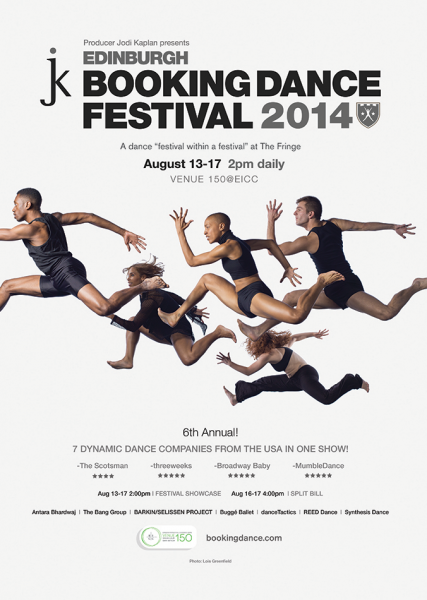 Booking Dance Festival Edinburgh 2015