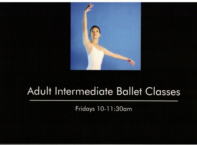 Intermediate ballet class