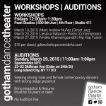 Gotham Dance Theater Workshops | Auditions