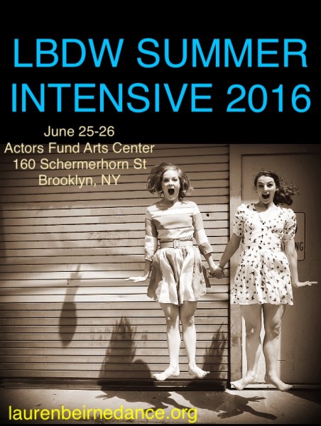 SUMMER INTENSIVE 2016 with Lauren Beirne Dance Works