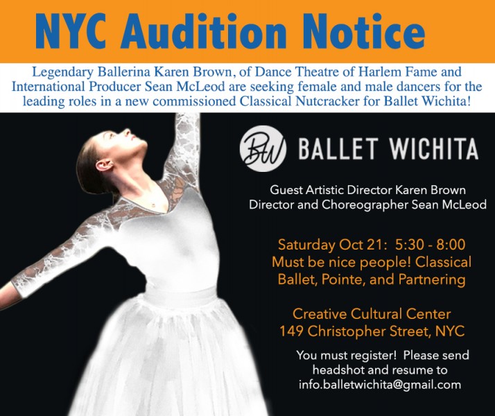 Ballet Wichita - NYC Auditions