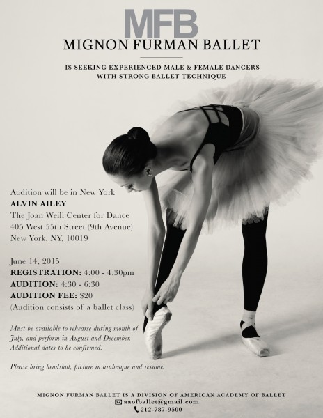 Mignon Furman Ballet Audition