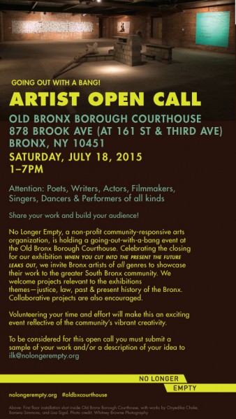 Open Call for Performers