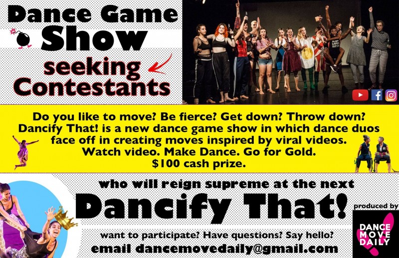 Dance Game Show seeking contestants!