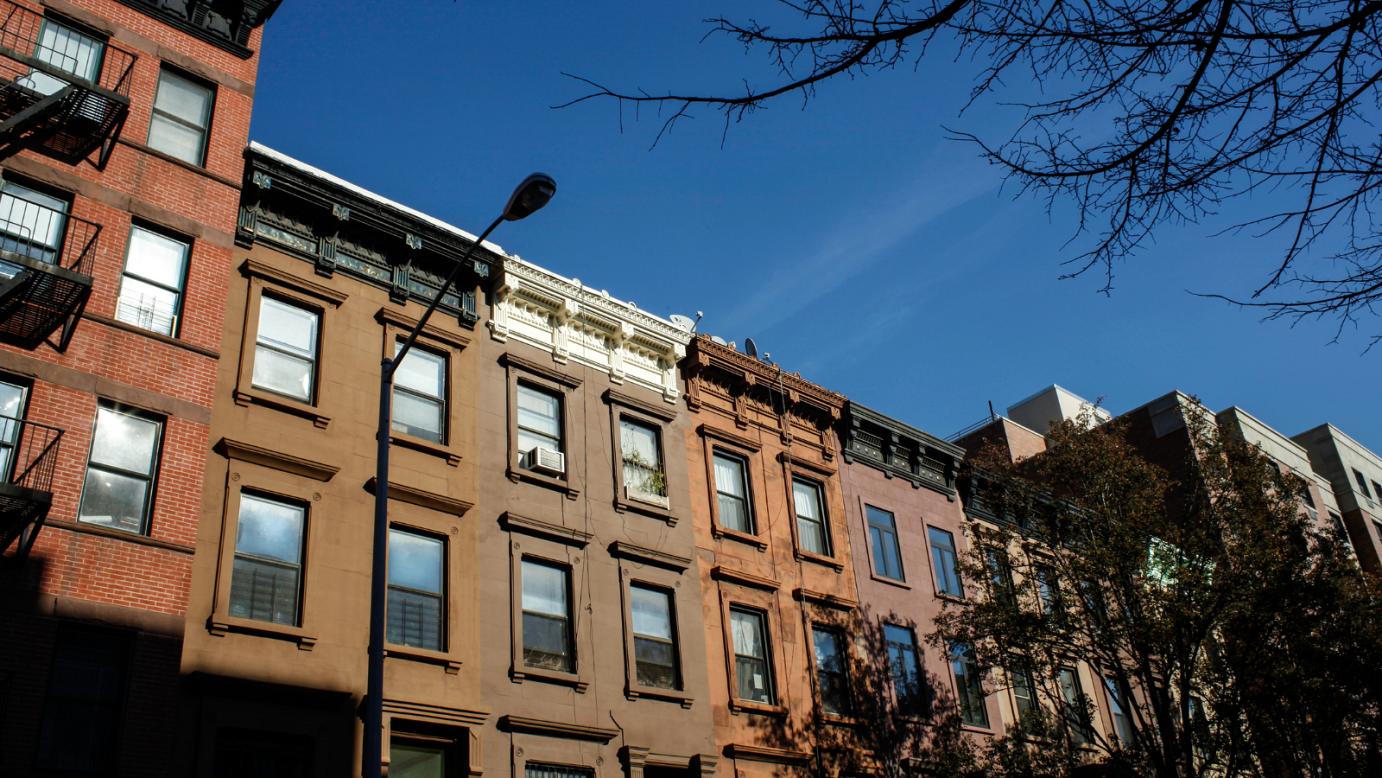 Photo of NYC residential buildings